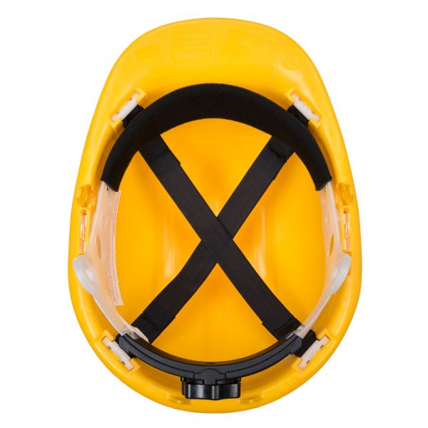 Yellow Expertbase Wheel Safety Helmet 