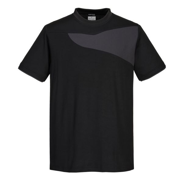 Black/zoom Grey PW2 Cotton Comfort T-Shirt S/S 