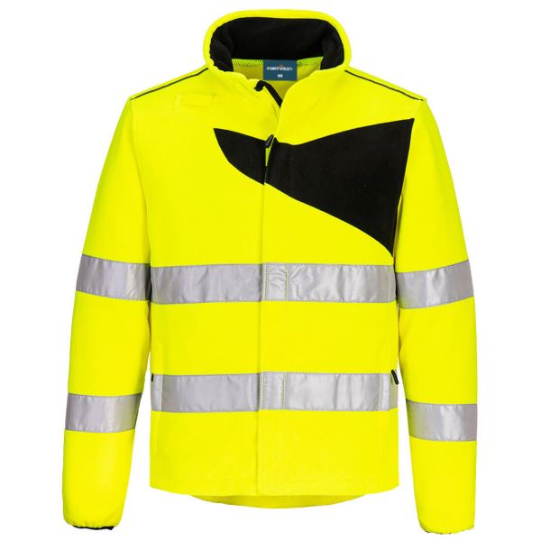 Yellow/black PW2 Hi-Vis Fleece 