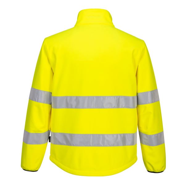 Yellow/black PW2 Hi-Vis Softshell (2L) 