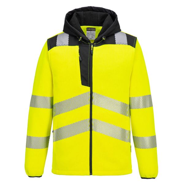 Yellow/black Hi-Vis Technical Fleece 