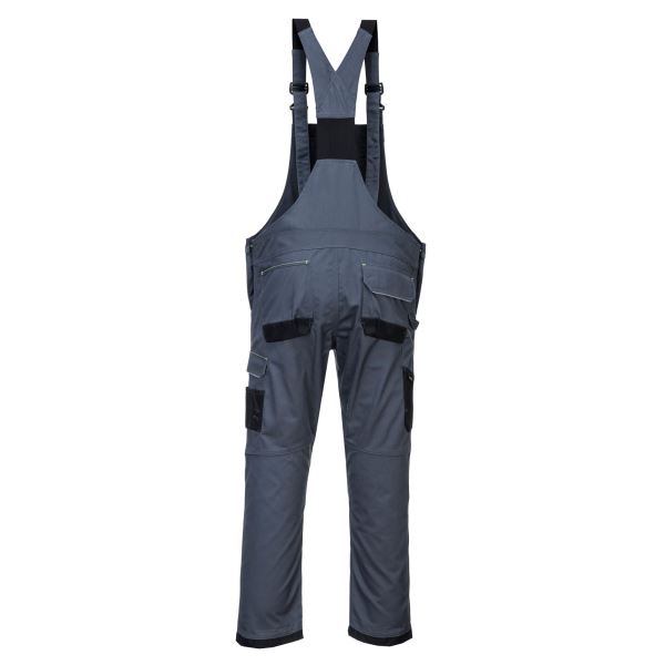 Zoom Grey/black PW3 Work Bib and Brace 