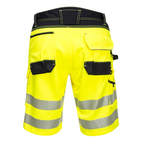 Yellow/black PW3 Hi-Vis Shorts 