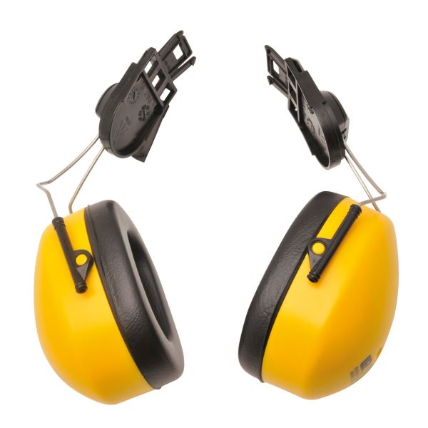 Yellow Clip-On Ear Defenders 