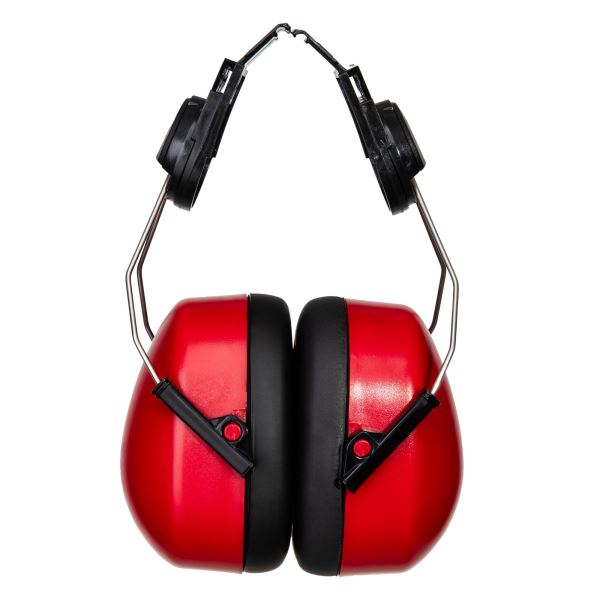 Portwest Red Endurance Clip-On Ear Defenders 