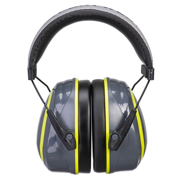 Grey/yellow HV Extreme Ear Defenders Medium 