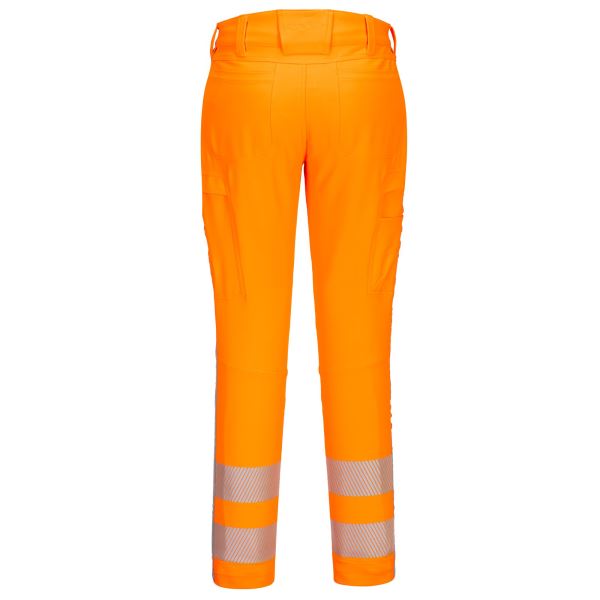 Orange RWS Hi-Vis Stretch Work Trousers 