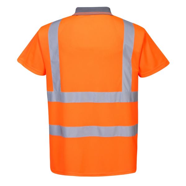 Orange Hi-Vis Polo Shirt S/S  