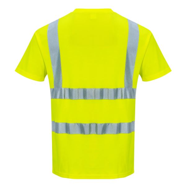 Yellow Hi-Vis Cotton Comfort T-Shirt S/S  