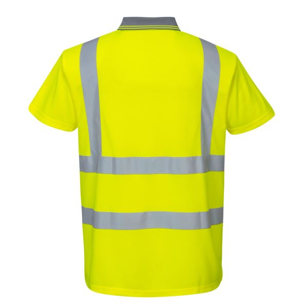 Yellow Hi-Vis Polo Shirt S/S  