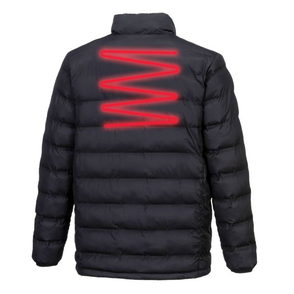 Black Ultrasonic Heated Tunnel Jacket 