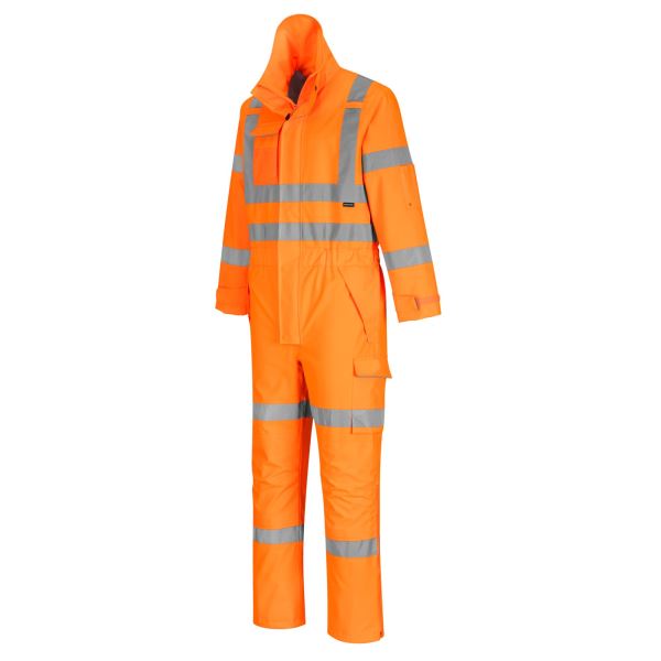 Orange Hi-Vis Extreme Rain Coverall 