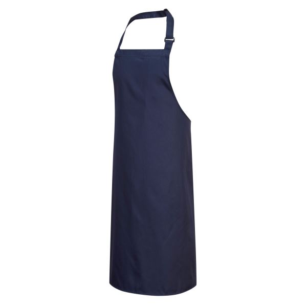 Navy Polycotton Bib Apron 