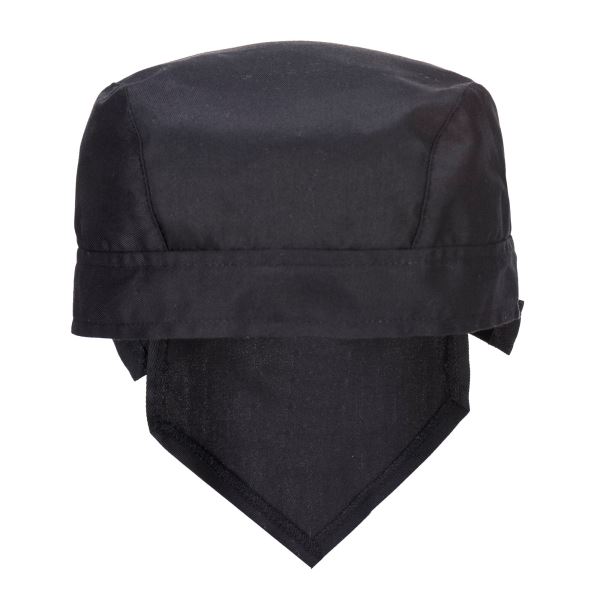 Portwest Black Chefs Bandana 