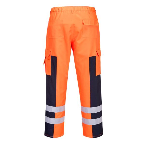 Orange/navy Hi-Vis Ballistic Service Trousers 