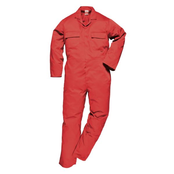 Red Euro Work Coverall 