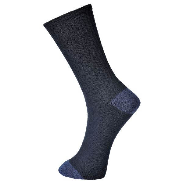 Portwest Black Classic Cotton Sock 