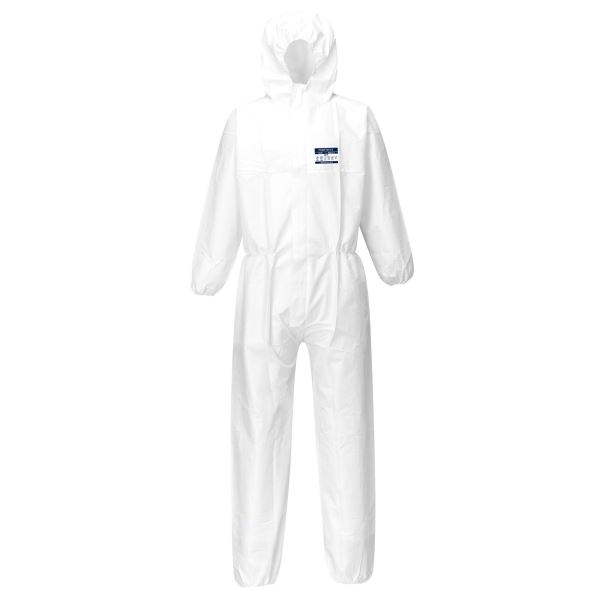 Portwest White BizTex Microporous Coverall Type 5/6 (Pk50) 