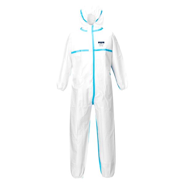 Portwest White BizTex Microporous Coverall Type 4/5/6 (Pk50) 