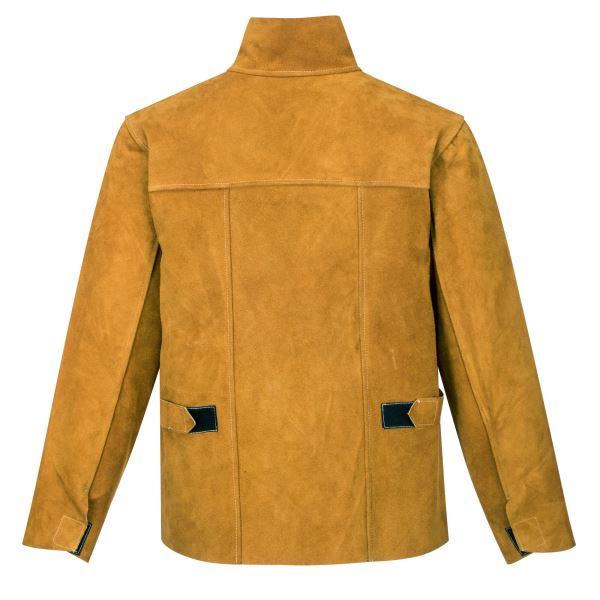 Portwest Tan Leather Welding Jacket 