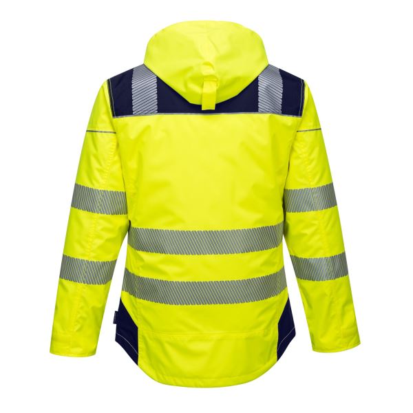 Yellow/navy PW3 Hi-Vis Winter Jacket  