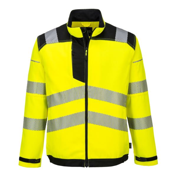 Yellow/black PW3 Hi-Vis Work Jacket 