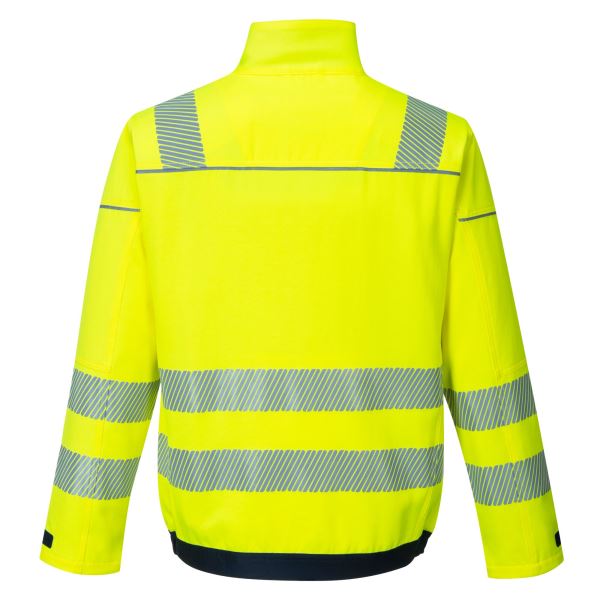 Yellow/navy PW3 Hi-Vis Work Jacket 