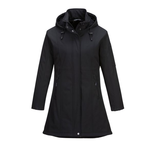 Black Carla Women's Softshell Jacket (3L) 