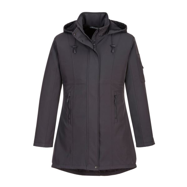 Charcoal Grey Carla Women's Softshell Jacket (3L) 