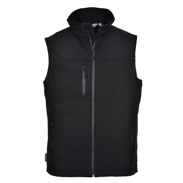 Black Softshell Bodywarmer (3L) 