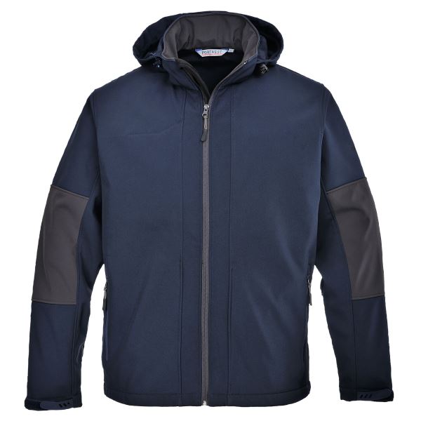 Navy Softshell with Hood (3L) 