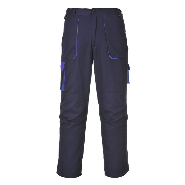 Navy Portwest Texo Contrast Trousers 