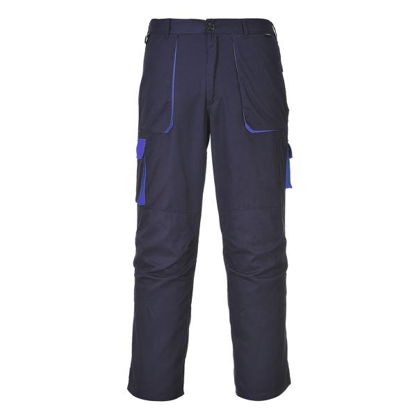 Navy Tall Portwest Texo Contrast Trousers 