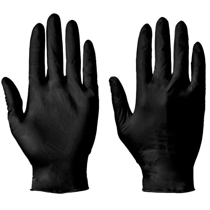 Supertouch - Powderfree Black MEDICAL Nitrile Gloves