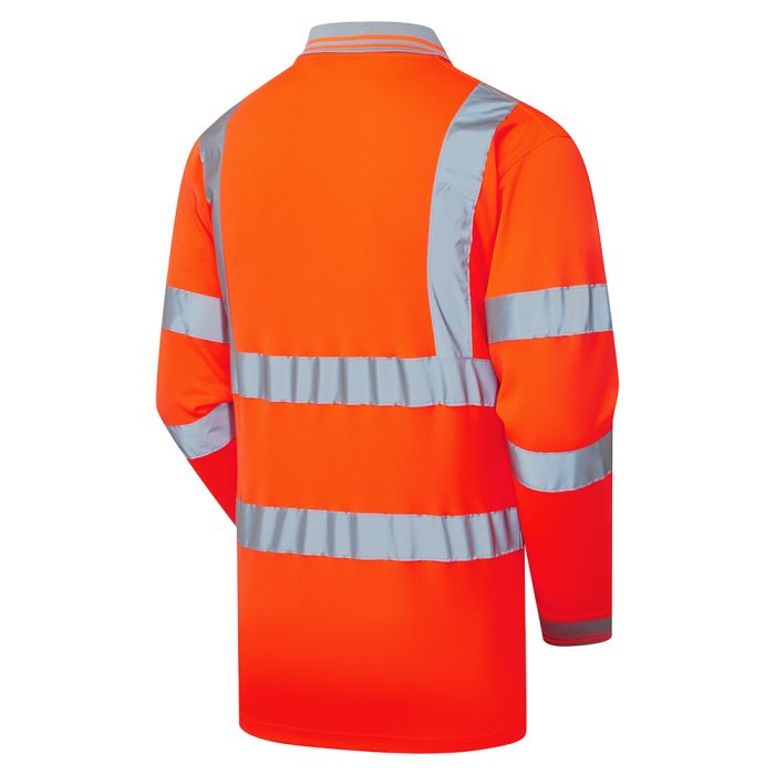 Hi Vis Long Sleeve Bird Eye Polo Shirt