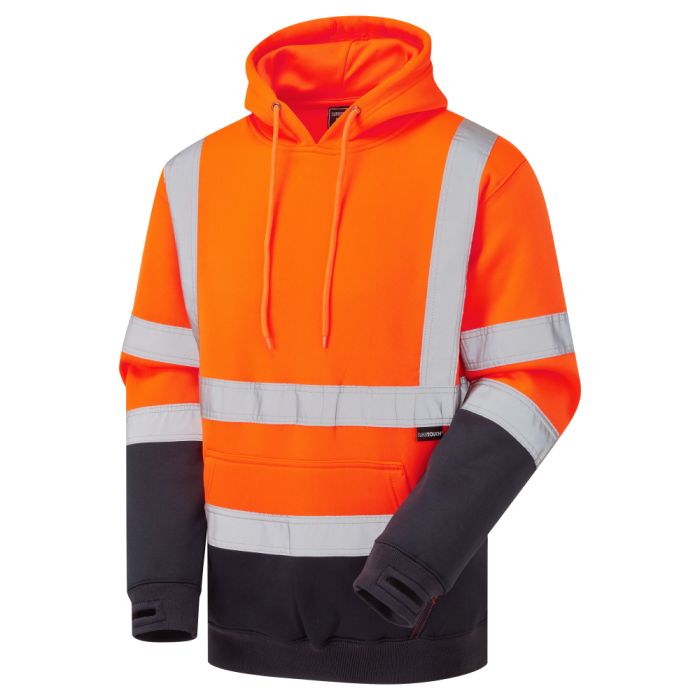 Hi Vis 2 Tone Hooded Sweatshirt