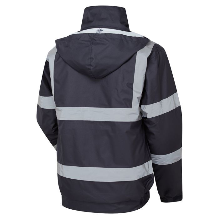 Security Bomber Jacket - With Tape - Quilted polyester lining