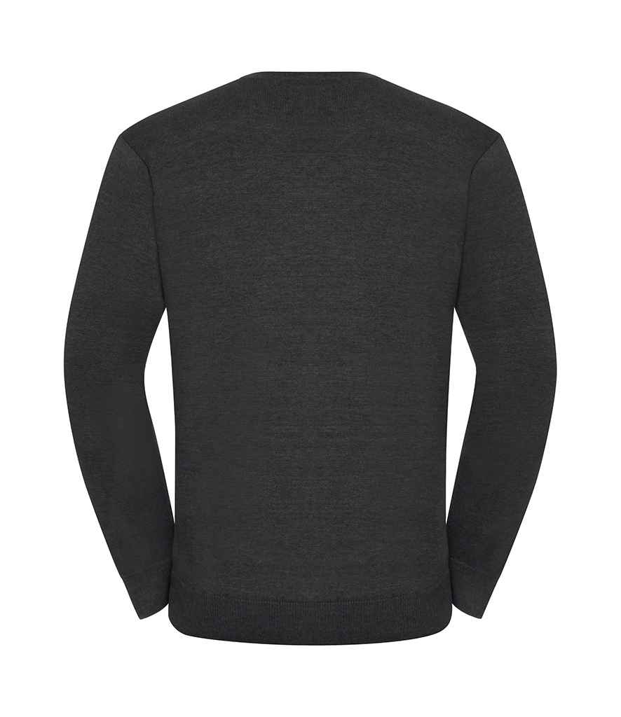 Russell Athletic Collection Cotton Acrylic V Neck Sweater