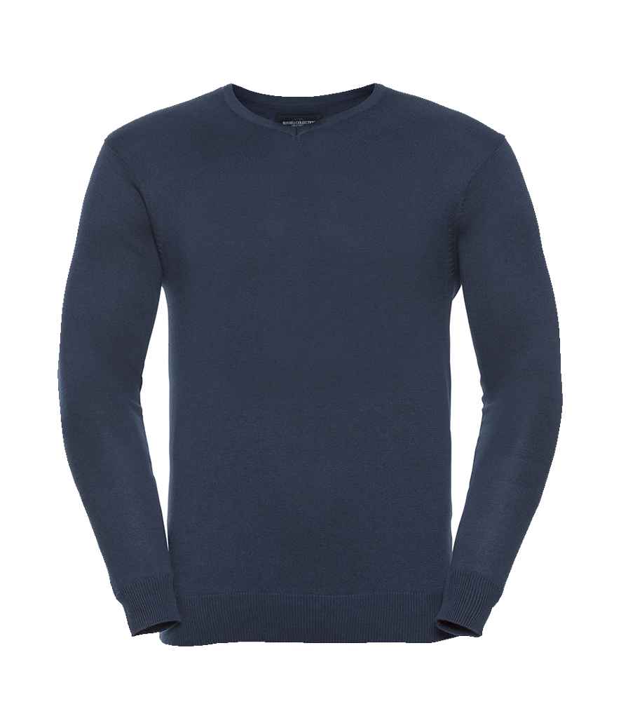 Russell Athletic Collection Cotton Acrylic V Neck Sweater