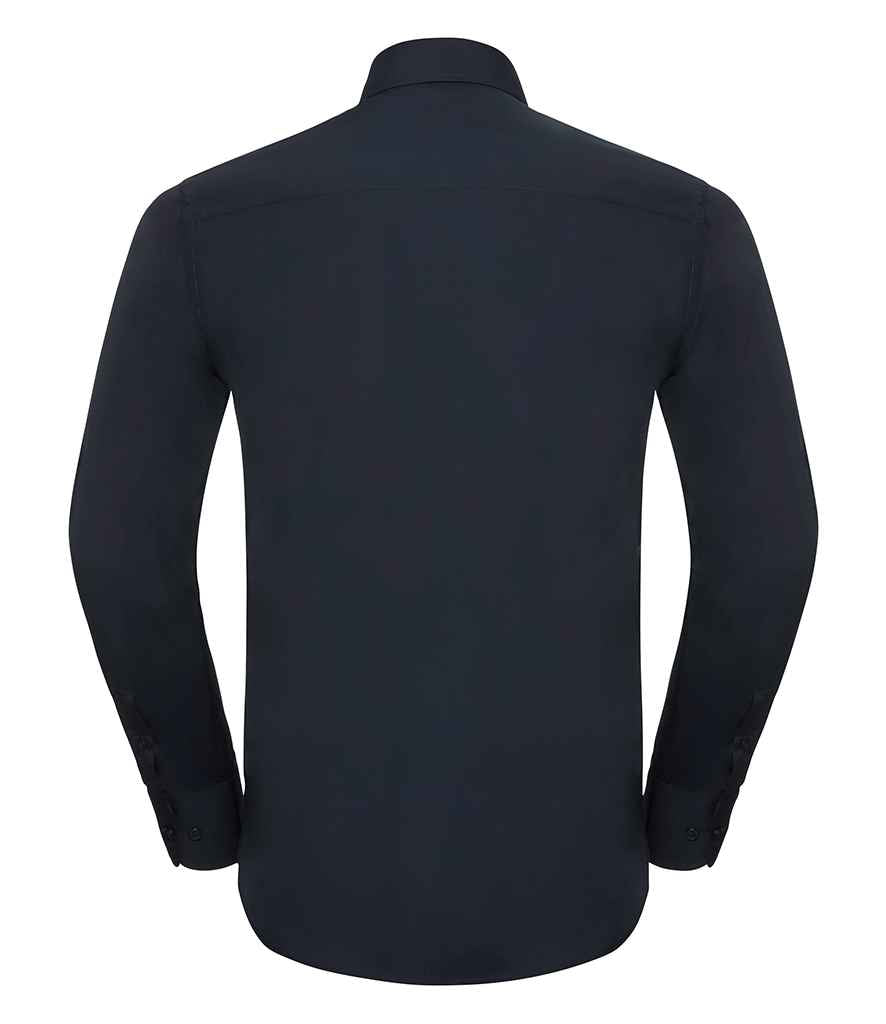 Russell Athletic Collection Long Sleeve Tailored Poplin Shirt