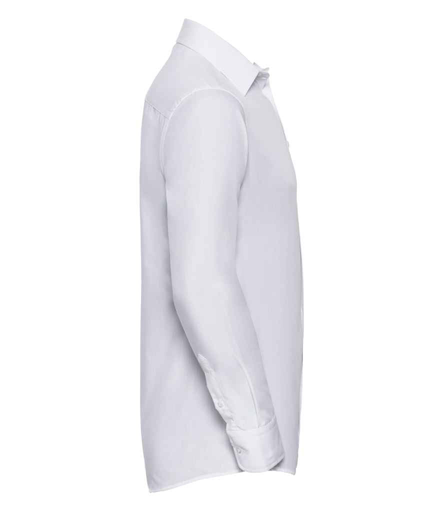 Russell Athletic Collection Long Sleeve Tailored Poplin Shirt
