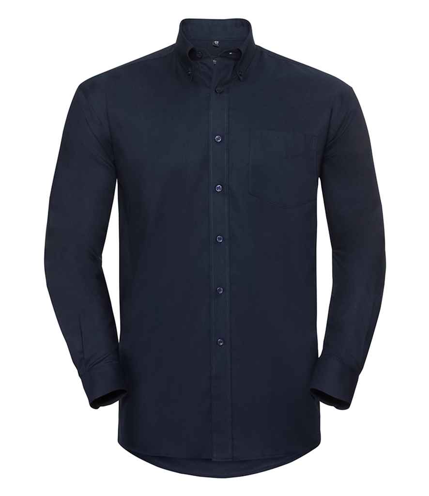 Russell Athletic Collection Long Sleeve Easy Care Oxford Shirt