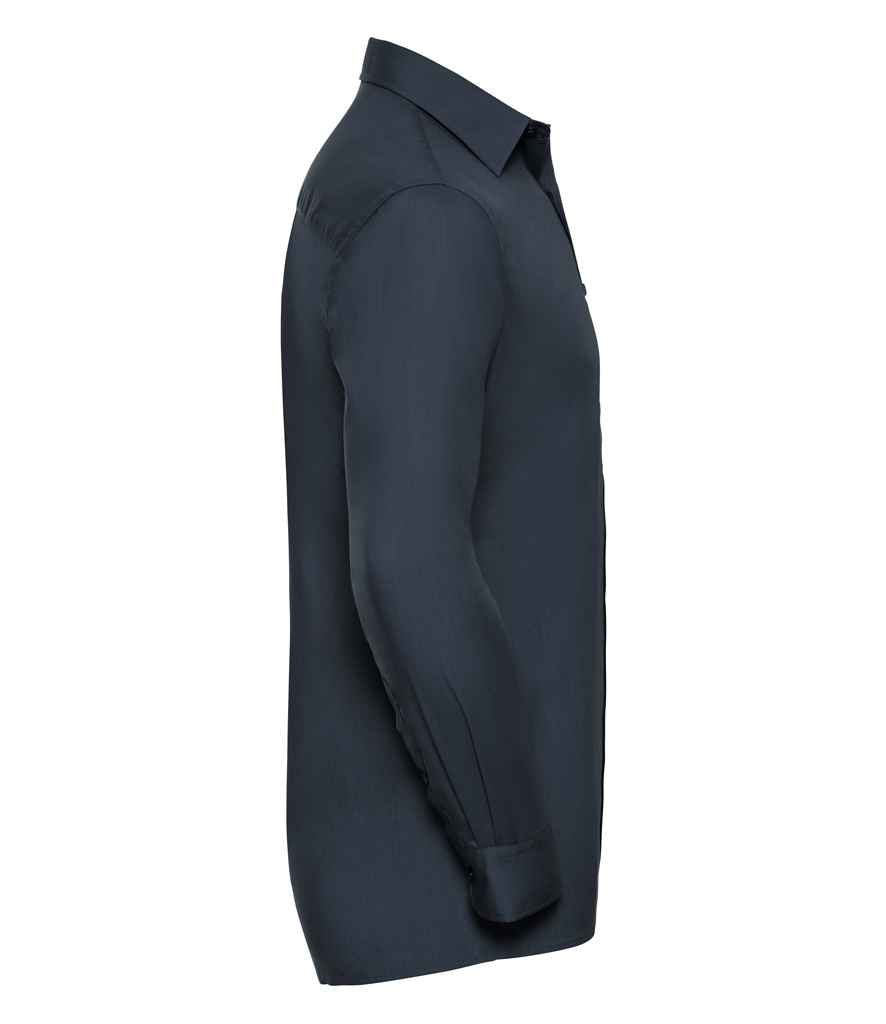 Russell Athletic Collection Long Sleeve Easy Care Poplin Shirt
