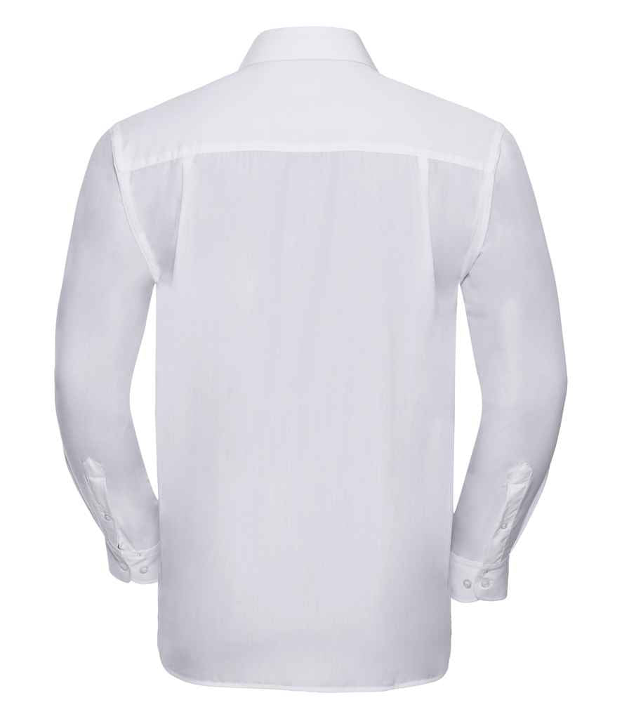 Russell Athletic Collection Long Sleeve Easy Care Poplin Shirt