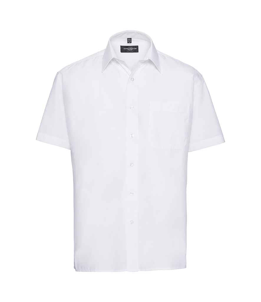 Russell Athletic Collection Short Sleeve Easy Care Poplin Shirt