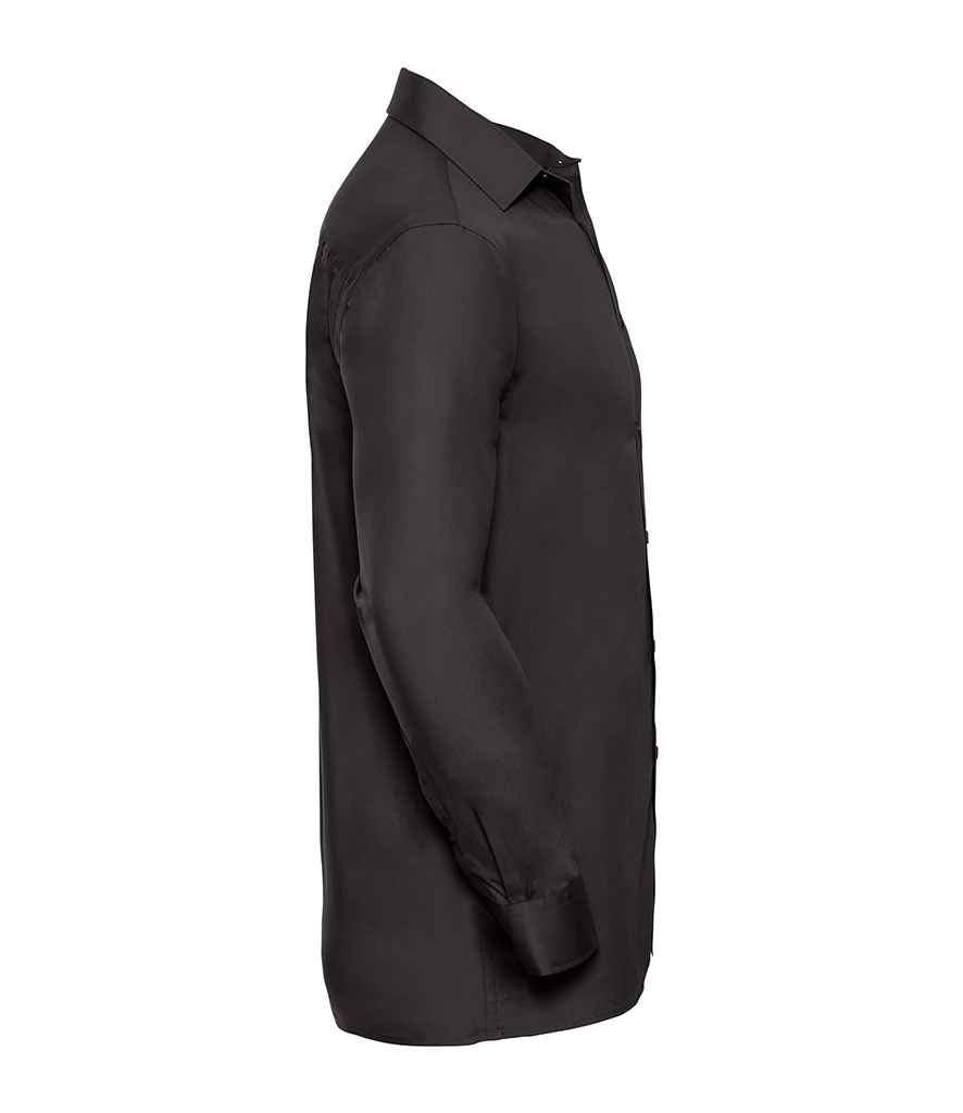 Russell Athletic Collection Long Sleeve Easy Care Cotton Poplin Shirt