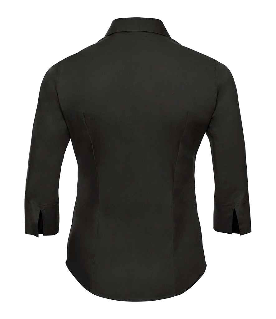 Russell Athletic Collection Ladies 3/4 Sleeve Easy Care Fitted Shirt