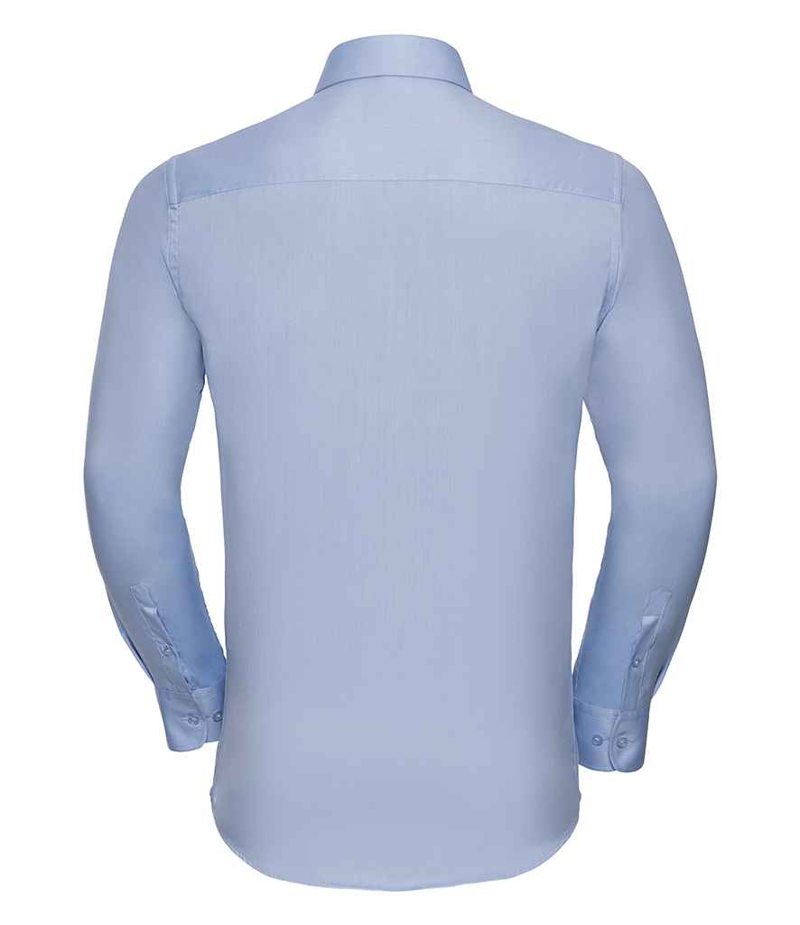 Russell Athletic Collection Long Sleeve Herringbone Shirt