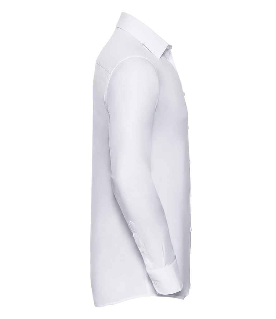 Russell Athletic Collection Long Sleeve Herringbone Shirt