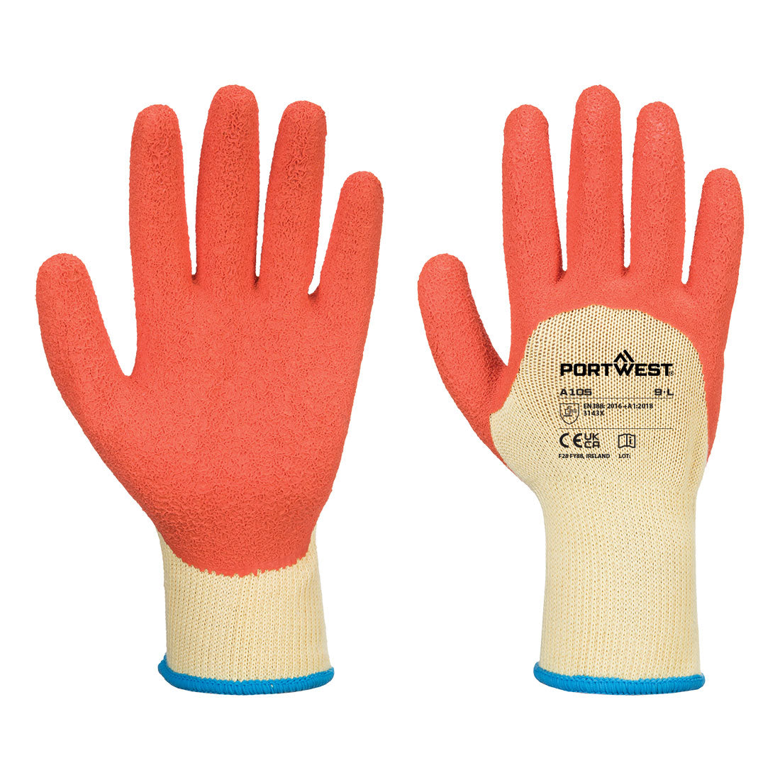 Portwest Grip 10 Latex 3/4 Dipped Glove